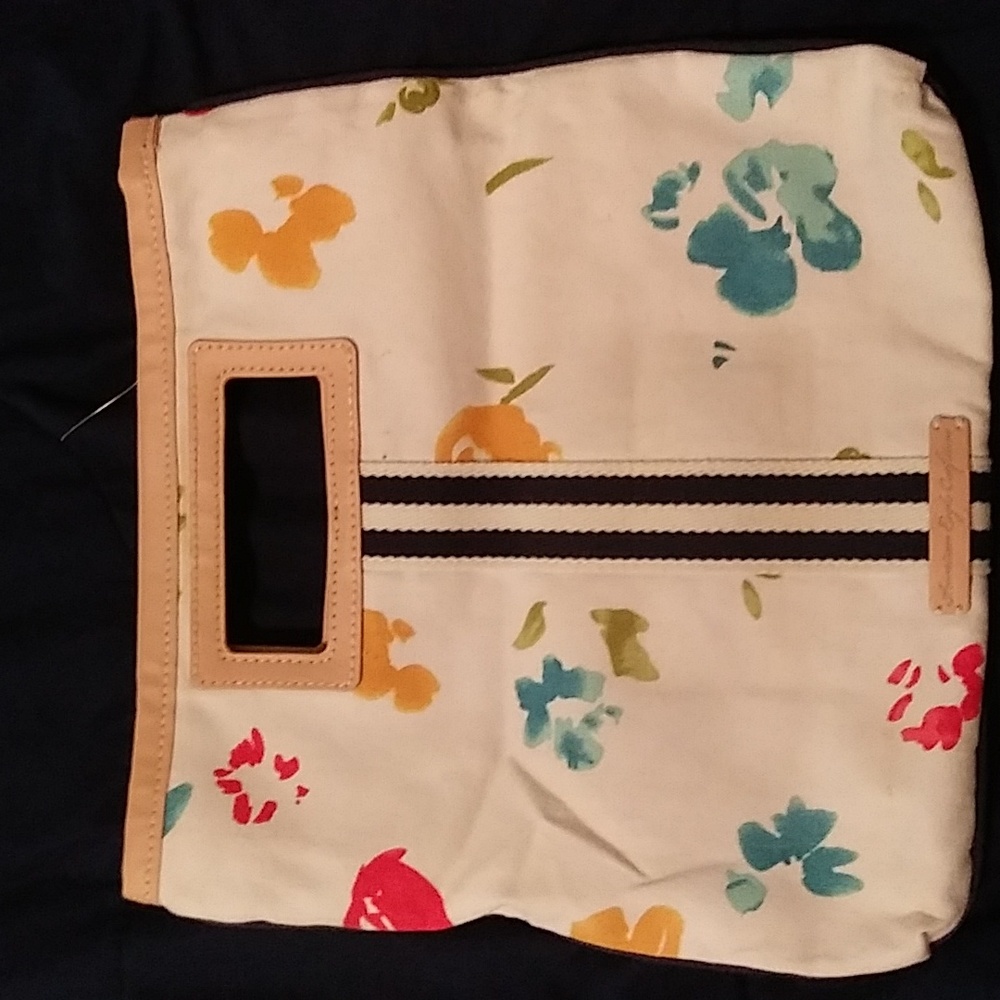 EUC American Eagle Outfitters canvas clutch